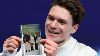 Максим Наумов одаје почаст покојним родитељима после дебија на Зимским олимпијским играма