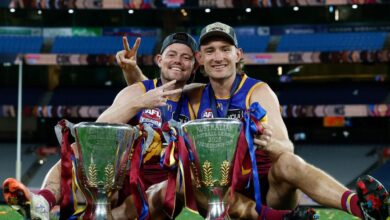 Бризбејн Лајонси откривају модел капетана са Харисом Ендрјузом коме ће се придружити Џош Данкли и Хју Меклагеж