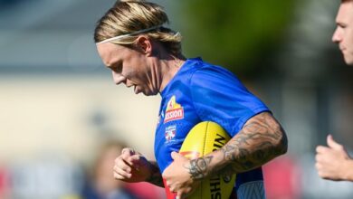 Јунак Премијер лиге Џејмс Хармес играће за Мо Лајонс након сензационалног повлачења из АФЛ фудбала