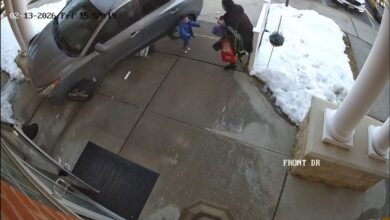 Дивљи видео приказује маму и два сина које је ударио аутомобил испред предшколске установе у Њ