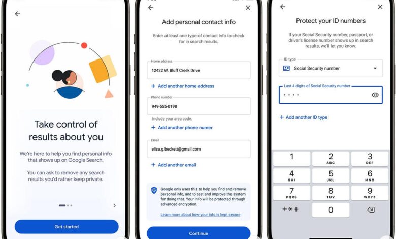 Можете да кажете Гоогле претрази да уклони ваше личне карте и експлицитне слике сада – али постоји квака