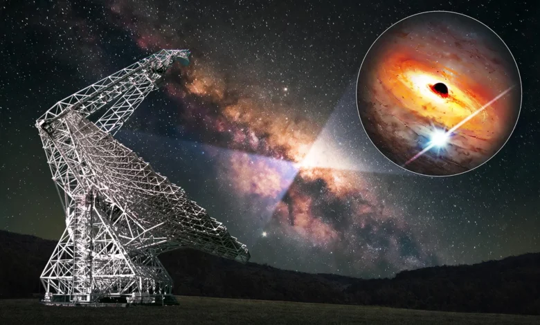 Ултрабрзи пулсар пронађен у близини супермасивне црне рупе Млечног пута