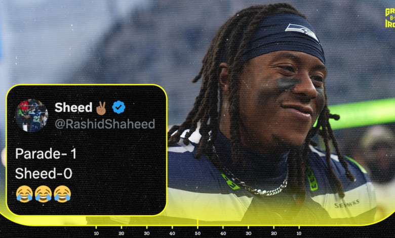 ‘😂😂😂’, Рашид Шахид се шали да је поражен од Сеахавксове Супер Бовл параде