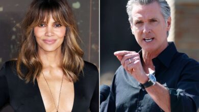 Хали Бери каже да Гевин Њусом никада није посегнуо за њим након што га је ударила