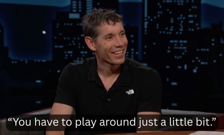 Алек Хоннолд описује свој бесплатни Нетфлик соло Таипеи 101 Јимми Киммел-у