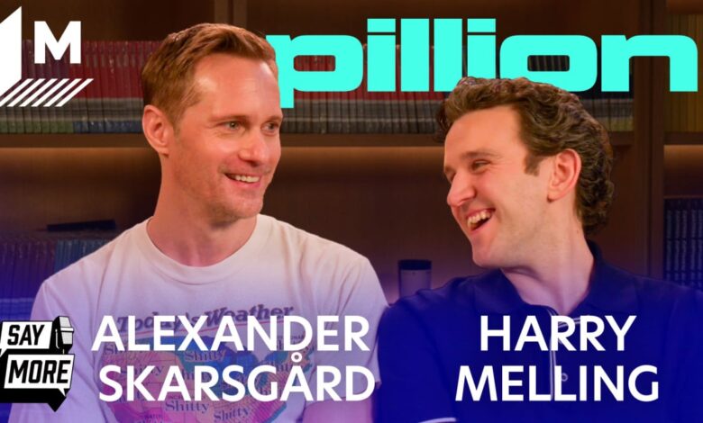 Александар Скарсгард и Хари Мелинг откривају најтежи део стварања вруће, куеер романсе ‘Пиллион’