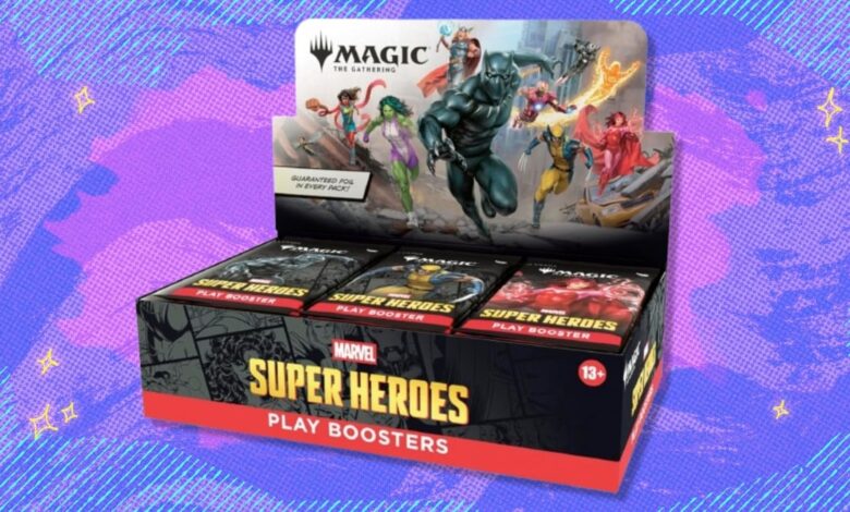 Најбоља понуда за Магиц Тхе Гатхеринг: Марвел Супер Хероес Плаи Боостер Бок у претпродаји наручује попуст од 20 долара