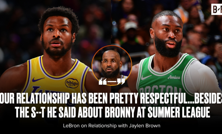Леброн Џејмс каже да је веза Џејлен Браун била уважавајућа осим што је рекао да је рекао о Брони