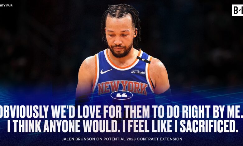 Јален Брунсон се нада да ће Никс ‘До Ригхт би Ме’ у следећем уговору, ‘Осећам се као да сам се жртвовао’