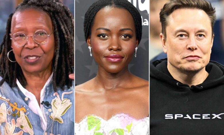 Вупи Голдберг наговештава да је Елон Муск ружан јер је критиковао улогу Лупите Њонго у „Одисеји“