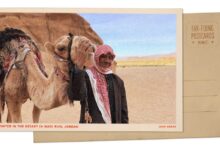 Бедуини и камила у Вади Руму, Јордан : НПР