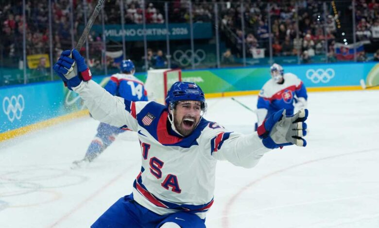 Тим САД се суочава са тешком канадском екипом у хокејашкој утакмици за златну олимпијску медаљу: НПР