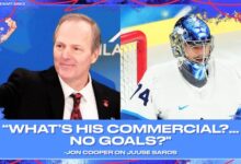 Канађанин Џон Купер троли рекламу Јуусеа Сароса ‘Без голова’ после олимпијске победе против Финске