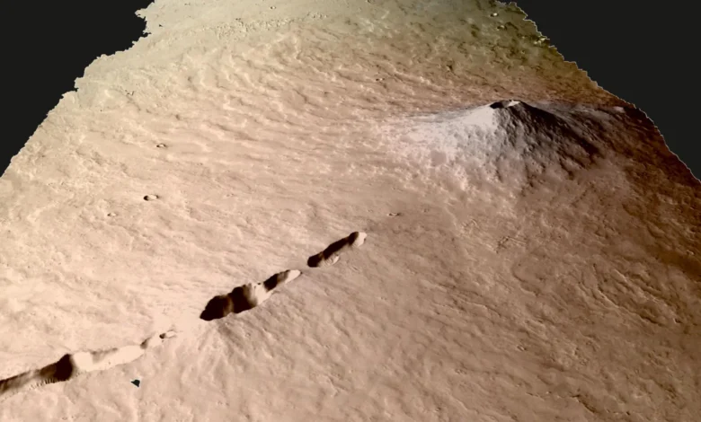 Млади вулкан на Марсу испод површине крије моћан мотор магме