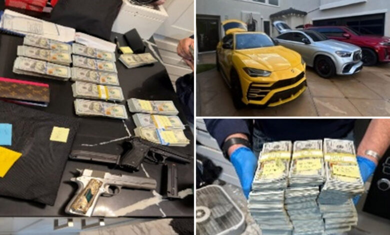 Двадесет пет украдених аутомобила, 300.000 долара у готовини и оружје