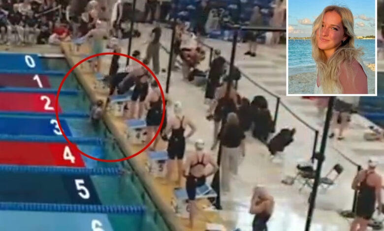 Застрашујући тренутак када се пливач са Станфорда срушио у базену након напорне трке