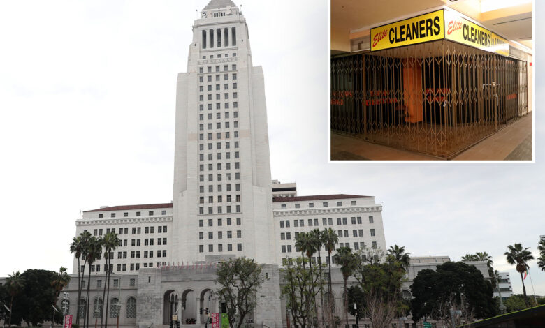 Празна градска већница оставља некада успешан тржни центар Лос Анђелеса напуштеним