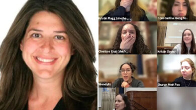 Професорка Хунтер Цоллеге-а, Алисон Фридман, изазвала је бес када је ухваћена на врућем микрофону како даје „очигледно расистички“ коментар Професорка Хунтер Цоллеге-а, Алисон Фридман, изазвала је бес када је ухваћена на врућем микрофону како даје „очигледно расистички“ коментар