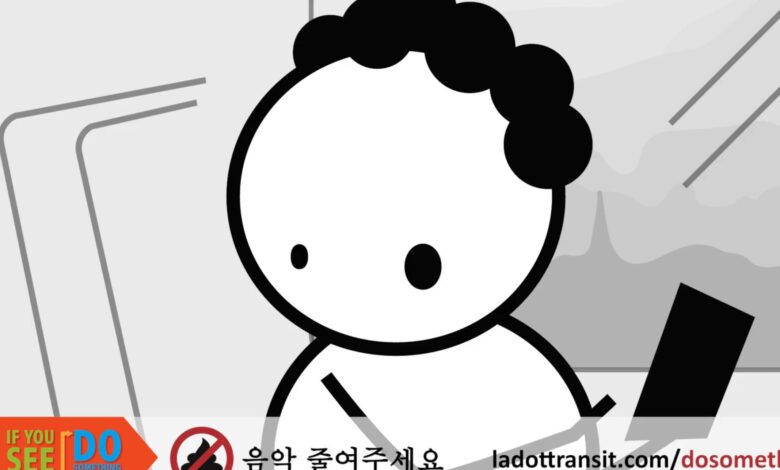 ЛАДОТ-ова кампања „Види нешто, уради нешто“ у аутобусима