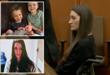 Линдзи Кленси, медицинска сестра из Бостона оптужена за убиство своје троје деце, први пут се појавила на суду