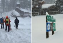Скијаши заробљени лавином на планини Тахое граде импровизовано склониште користећи цераду, 10 се и даље води као нестало