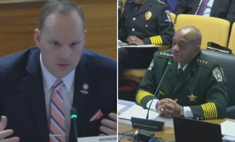 Шериф Северне Каролине Гари Мекфеден запањен питањем из грађанског васпитања у петом разреду током печења на роштиљу