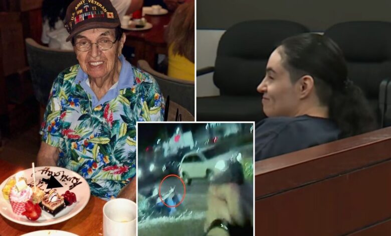 Пљачкаши из Лас Вегаса Лорраине Алварадо Касандра Алварез се смешка током изрицања пресуде за смрт Херберта Мускина Пљачкаши из Лас Вегаса Лорраине Алварадо Касандра Алварез се смешка током изрицања пресуде за смрт Херберта Мускина