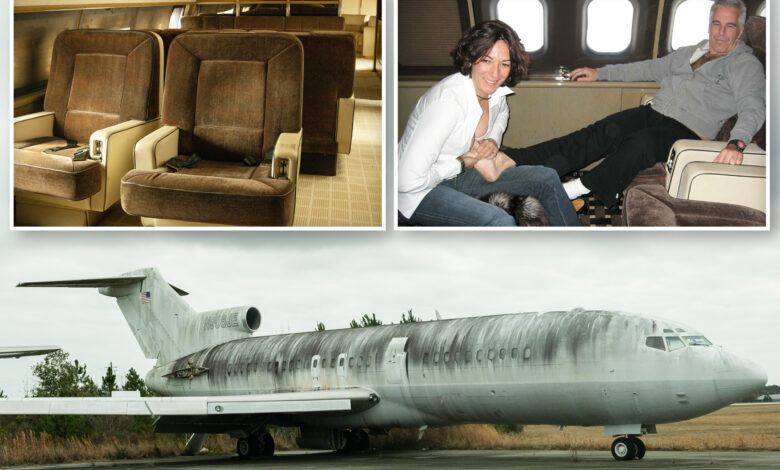 Унутар трулог авиона Џефрија Епштајна „Лолита Експрес“ на гробљу авијације Џорџије