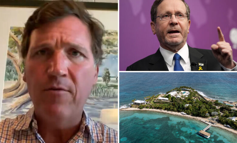 Такер Карлсон приморан да одустане од тврдње да је израелски председник посетио Епштајново „острво Педо“